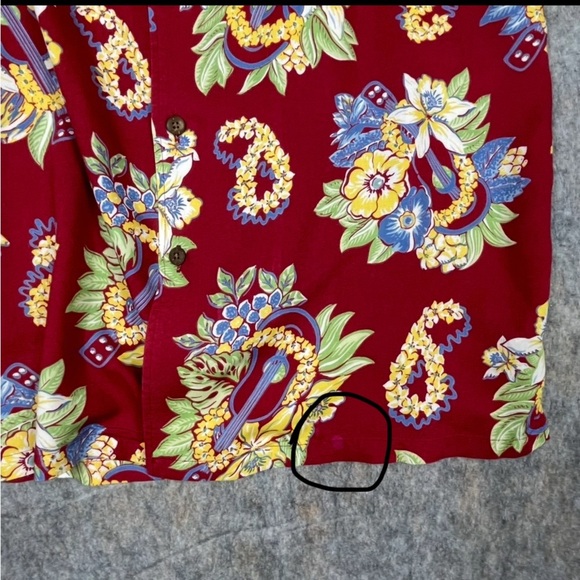 Polo Ralph Lauren Floral Lei Ukulele Hawaiian Preppy Summer Fun Camp Shirt  Sz M - Picture 16 of 16
